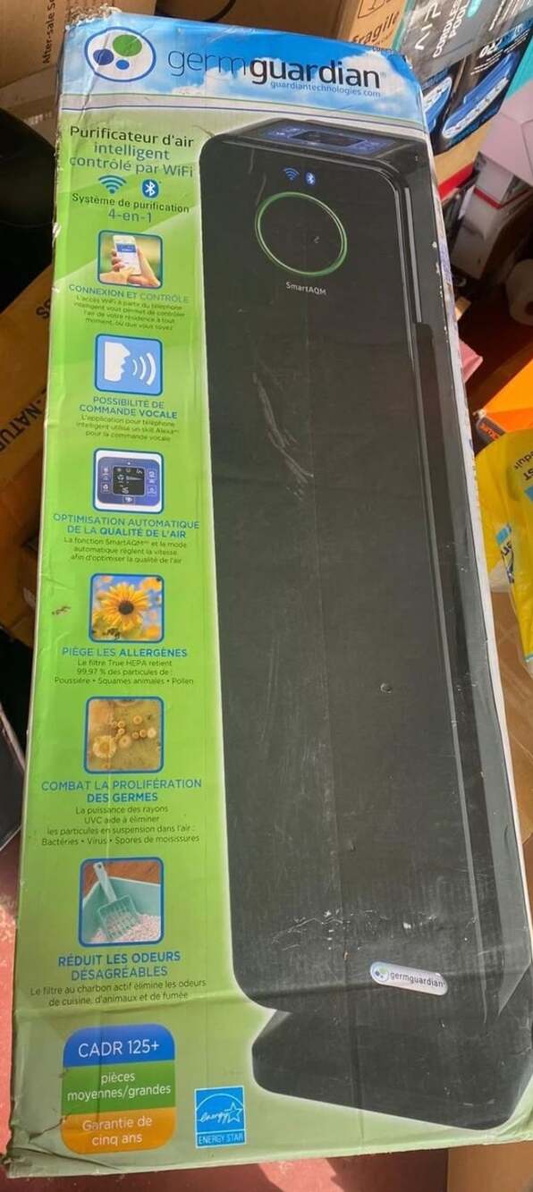 GermGuardian CDAP5500 Smart 4-in-1 WiFi Tower Air Purifier